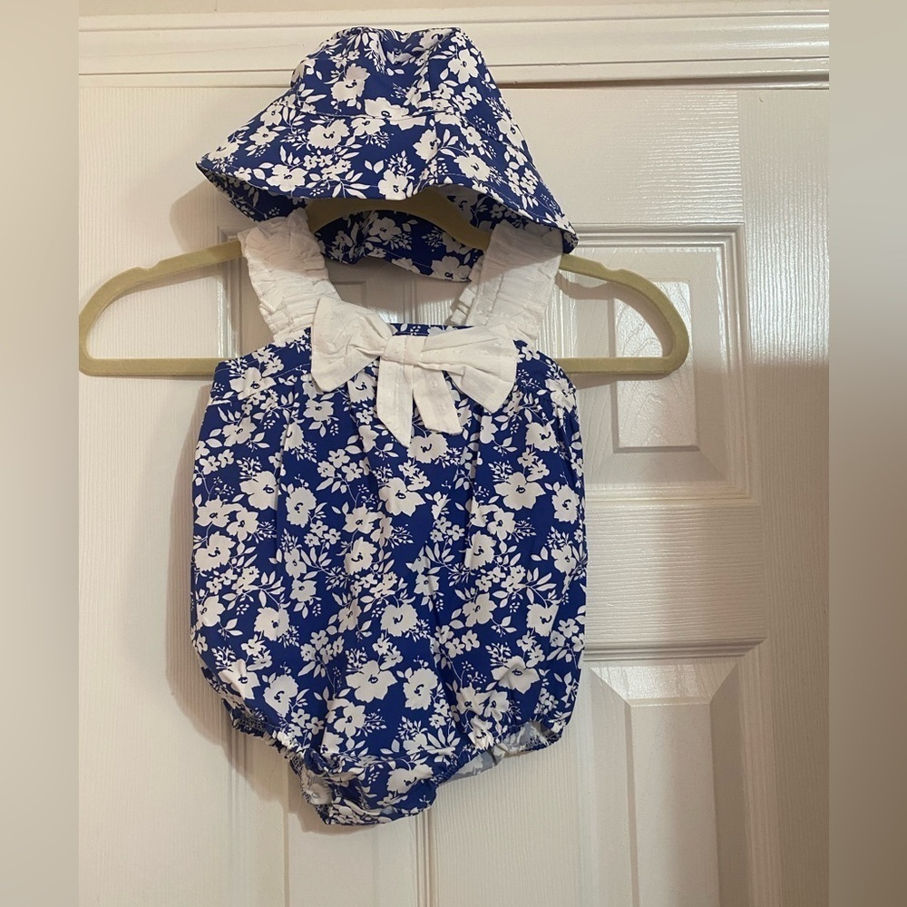 New Romper with Sun Hat